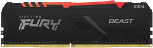 Barrette de RAM Kingston Fury Beast RGB DDR4-3600 CL18 - 16 Go