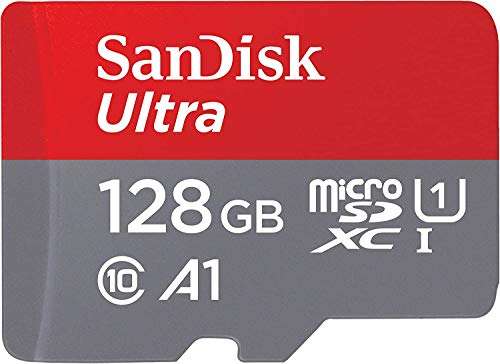 Carte microSDXC SanDisk Ultra A1 classe 10 (128 Go) - avec adaptateur SD