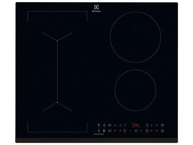 Table de cuisson induction ELECTROLUX LIV63431BK - 7350W, 4 Foyers/Boosters dont 2 combinables