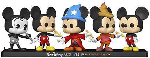 Pack de 5 Figurines Funko Pop - Walt Disney 50ème anniversaire de Mickey (Vendeur Tiers)