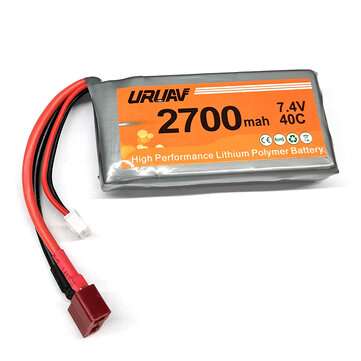Lipo Batterie T Plug Uruav 7.4V - 2700MAH 40C pour RC
