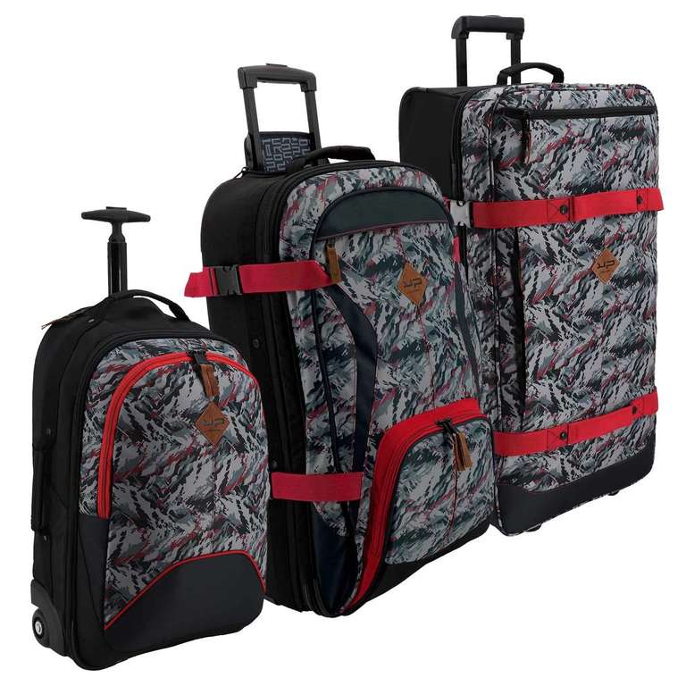 Lot de 3 valises souples Bodypack Camo (bodypack.fr)