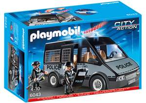 Playmobil City Action 6043 - Fourgon de police avec sirène et gyrophare