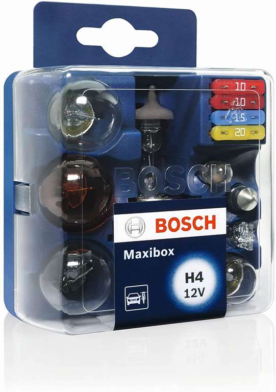 Coffret de lampes à véhicules Bosch H4 Maxibox - 12 V