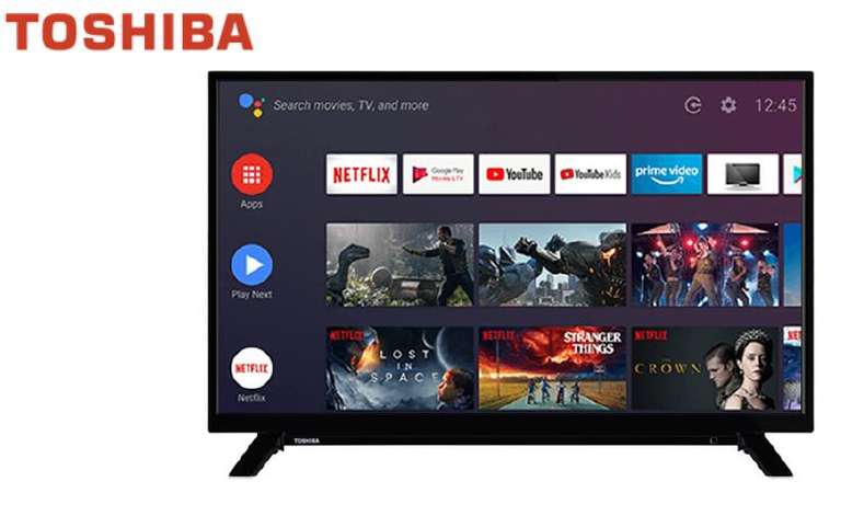 TV 32" Toshiba 32LA2063DG - Full HD, Android TV, HDR10, Wifi, Bluetooth, Google Assistant, Google Play, Cromecast
