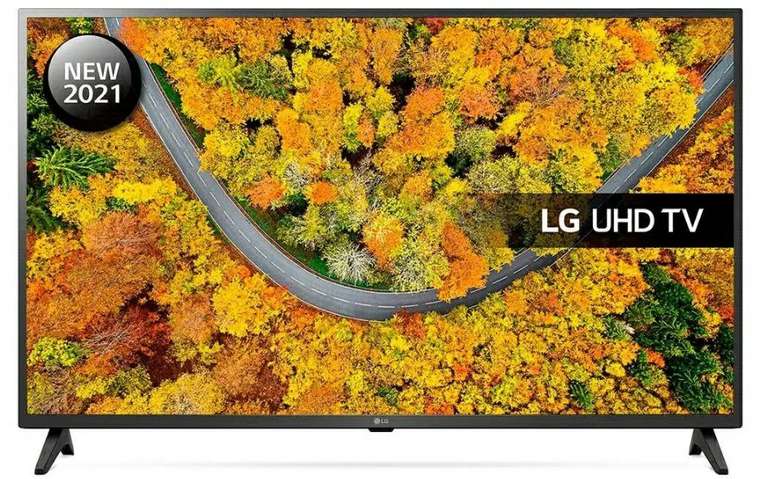 TV 43" LG 43UP7500 (2021) - 4K UHD, Smart TV (sélection de magasins)