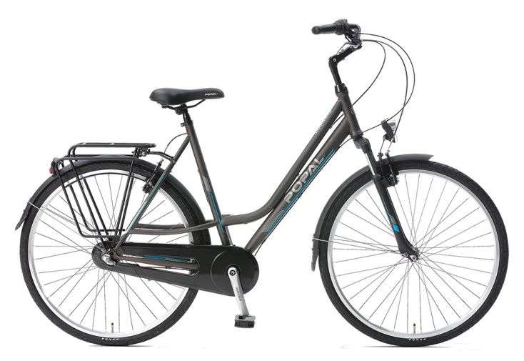 Vélo de ville Popal Cityflex pour Femme - 28", 3 vitesses Shimano Nexus, Hauteur de cadre 50cm ou 57cm (monequipementsport.fr)