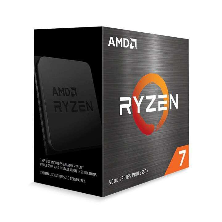 Processeur AMD Ryzen 7 5800X - AM4, 4.70 GHz, 8 cœurs (Frontaliers Suisse)