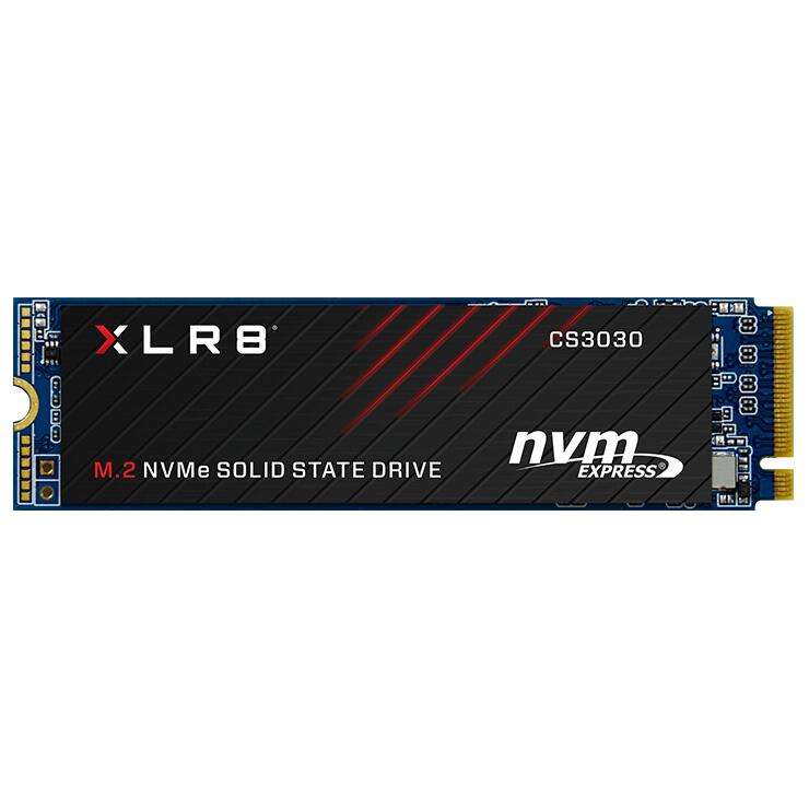 SSD interne M.2 NVMe PNY XLR8 CS3030 - 1 To, TLC 3D (Jusqu'à 3500-3000 Mo/s en Lecture-Écriture)