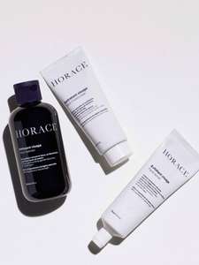 Kit de soins visage pour Homme Horace (nettoyant purifiant 200ml + hydratant matifiant 75ml + exfoliant 75ml)