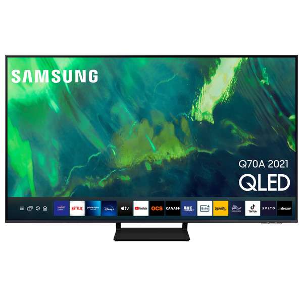 TV QLED 65" Samsung 65Q60A (2021) - 4K UHD, Smart TV (via 150€ sur la carte fidélité)
