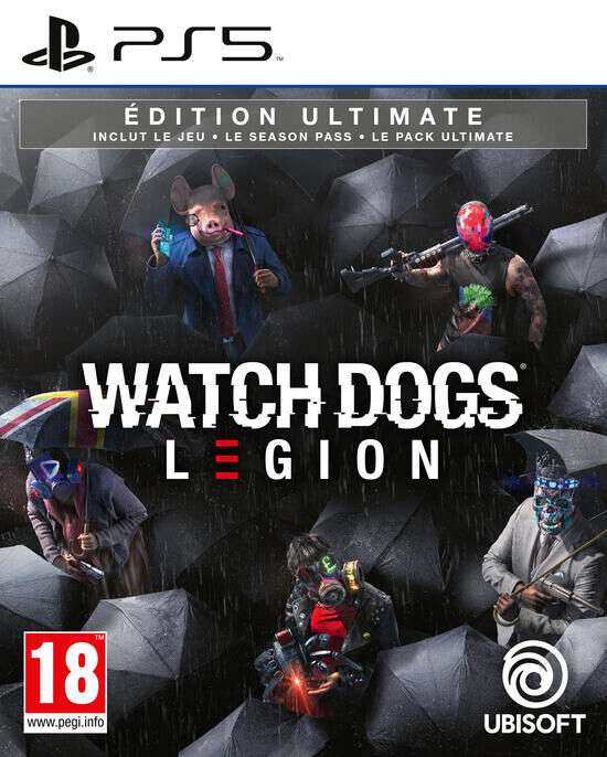 Watch Dogs Legion Ultimate Edition sur PS5 ou PS4