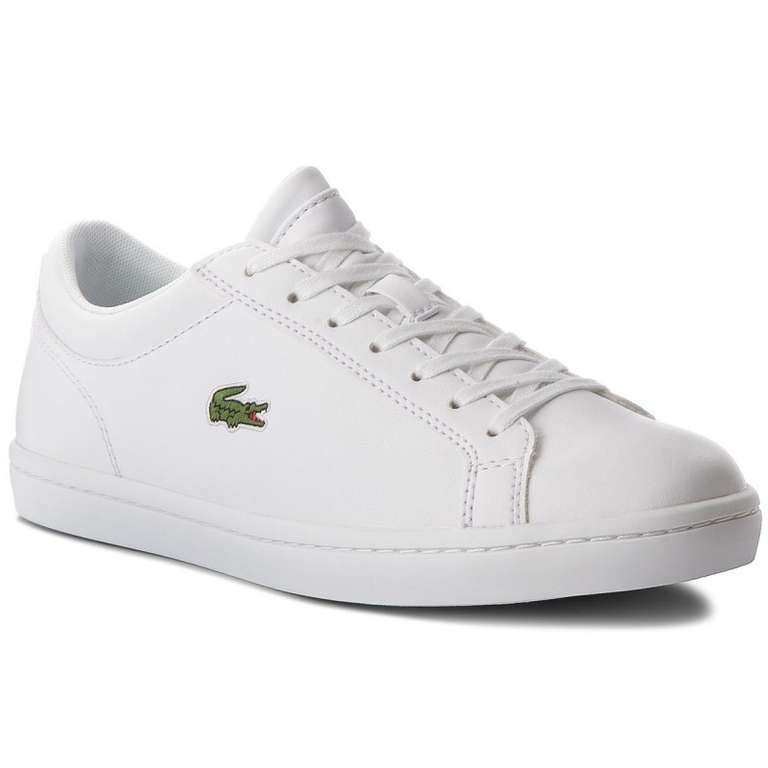 Sneakers Homme Lacoste Straightset Bl 1 Cam 7 - Blanc, Tailles 42 à 46