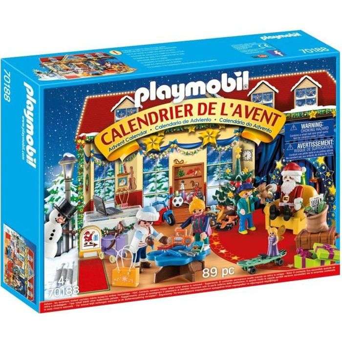 Calendrier de l'Avent Playmobil 70188 - La Boutique de Jouets
