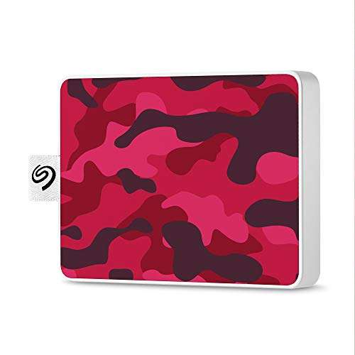SSD externe Seagate One Touch - Special Edition Camo Red - 500 Go + 4 mois de Adobe CC Photo Plan (STJE500405)