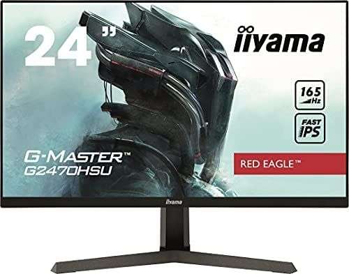 Écran PC 23.8" iiyama G2470HSU-B1 Red Eagle - Full HD, IPS, 165 Hz, 0.8 ms
