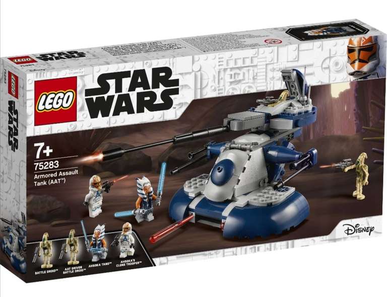 Jeu de construction Lego Star Wars Char d’assaut blindé (AAT) 75283 ou Lego City - Le poste de commandement mobile 60139