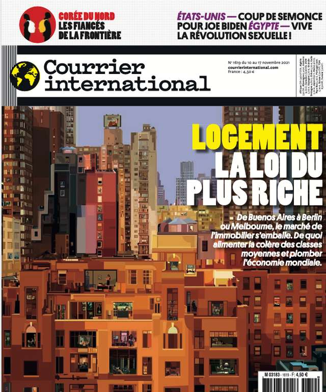 Abonnement d'un an au journal Courrier International (52 numéros papier + 6 hors-séries + version numérique) - abo.CourrierInternational.com