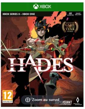 Hades sur PS4 et Xbox Series X (via retrait magasin)