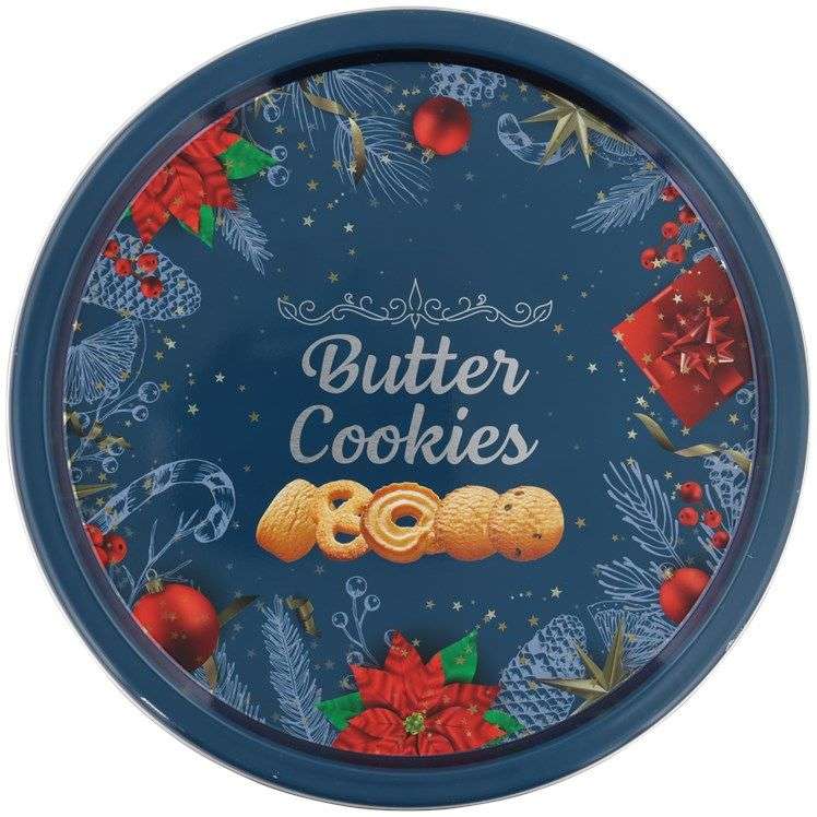 Butter Cookies dans boîte de Noël (340g)
