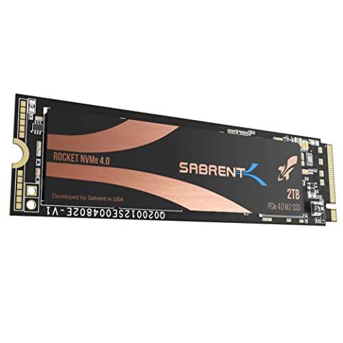 SSD interne M.2 2280 Sabrent Rocket TLC NVMe PCIe 4.0 - 2To (Vendeur Tiers)