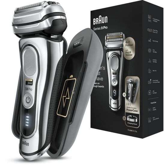 Rasoir électrique barbe et cheveux Braun Series 9 Pro 9426s (via ODR de 40€)