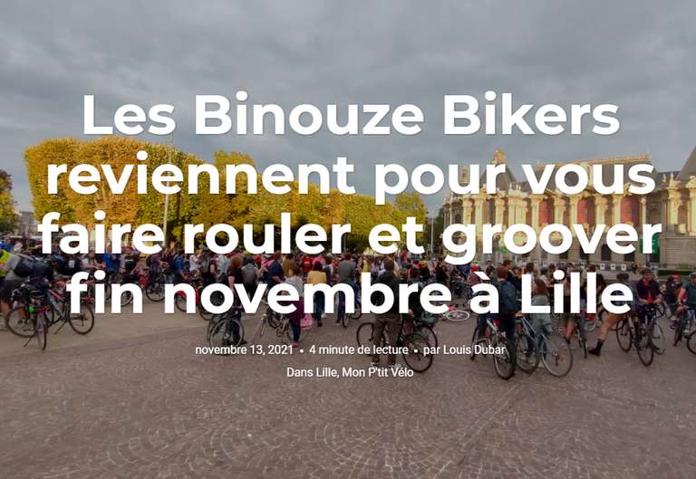Course d'orientation houblonnée Binouze Bikers - Lille (59)