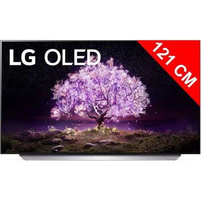 TV LG OLED 48" OLED48C15LA - 4K UHD, Dolby Vision, Dolby Atmos, HDM1 2.1 + Ecouteurs Apple Airpods 2