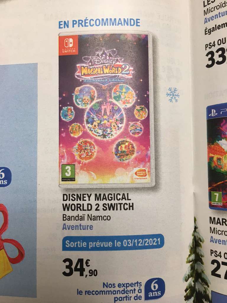 Disney Magical World 2 sur Nintendo Switch