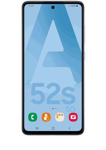Smartphone 6.5" Samsung Galaxy A52s 5G - 6 Go RAM, 128 Go (Via 100€ de bonus reprise d'un ancien téléphone)