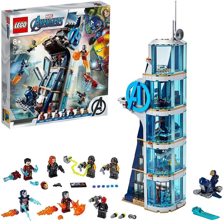 Sélection de jouets en promotion - Ex : Lego 76166 Marvel La Tour de Combat des Avengers