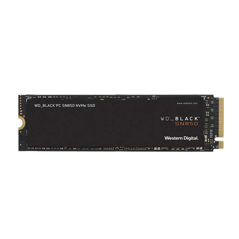 SSD Interne M.2 2280 PCIe Gén 4 WD_Black SN850 WDS100T1XHE - 1 To avec dissipateur