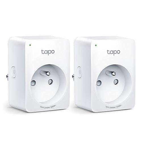 Lot de 2 prises connectées Wi-Fi TP-Link Tapo P100 Mini Smart