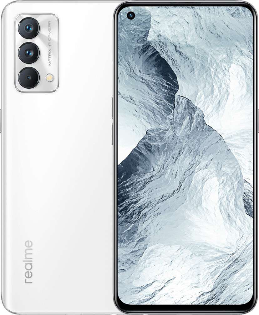 Smartphone 6.43" Realme GT Master 5G - full HD+ 120 Hz, SnapDragon 778G, 8 Go de RAM, 256 Go, 4300 mAh, coloris Luna White