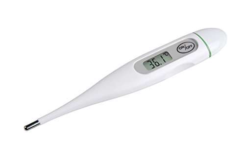 Thermomètre clinique numérique Medisana FTC - Oral, axillaire ou rectal, étanche avec alarme de fièvre