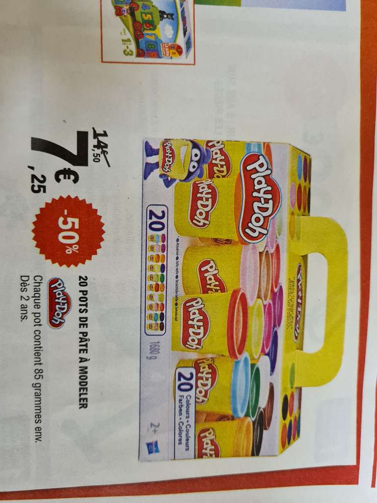 20 Pots de pâte à modeler Play-Doh