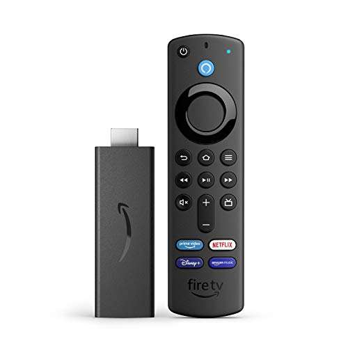 Sélection de Fire TV Stick en promotion - Ex : Fire TV Stick (2021) avec télécommande vocale Alexa (4K à 33,99€)