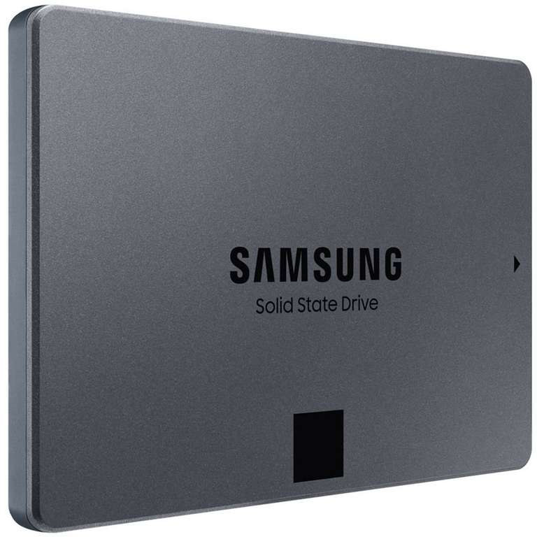 SSD interne 2.5" Samsung 870 QVO (QLC 3D, DRAM) - 1 To à 71.99€ & 2 To à 112.17€