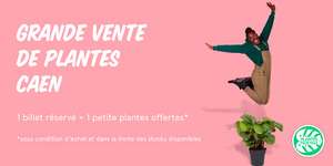 1 Billet gratuit réservé pour la grande vente de plante = 1 plante gratuite (EventBrite.fr) - Caen (14)