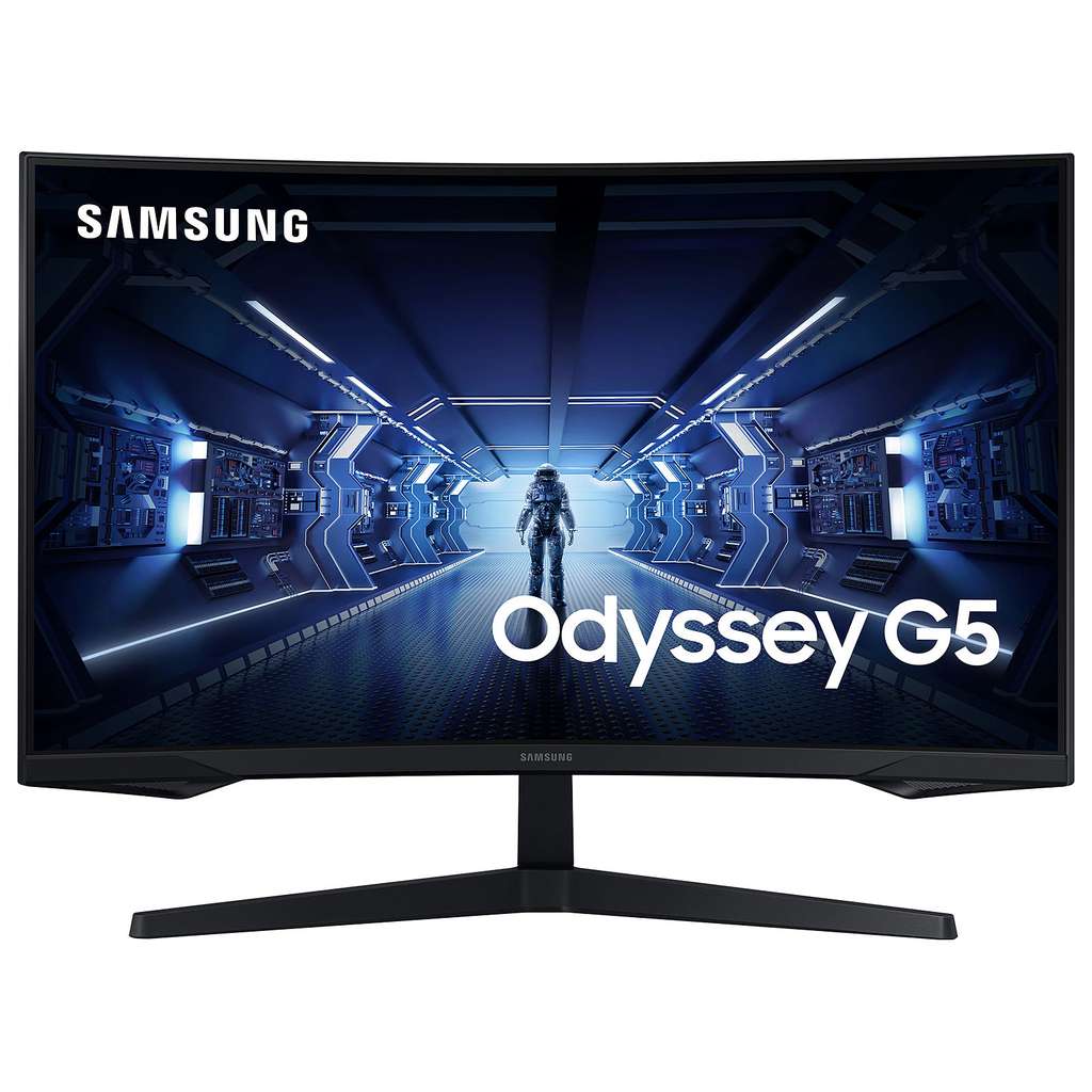 Écran PC 32" Samsung Odyssey G5 (C32G55TQWR) - WQHD, Dalle VA, 144 Hz, Incurvé, HDR 10, FreeSync Premium