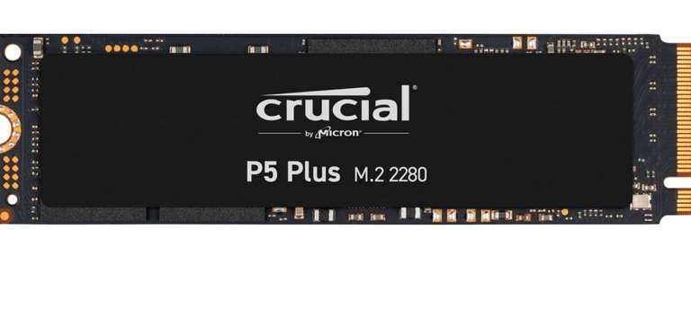 SSD interne M.2. Crucial P5 Plus CT1000P5PSSD8 - 1 To, NVMe, PCIe 4.0, 3D NAND