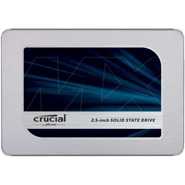 SSD interne 2.5" Crucial MX500 CT1000MX500SSD1 - 1 To, TLC, DRAM