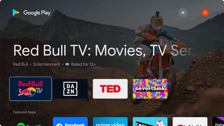 TV QLED 75" Xiaomi Mi TV Q1 - 4K UHD, 100 Hz, HDR 10+, Dolby Vision, Android TV (via ODR de 200€)