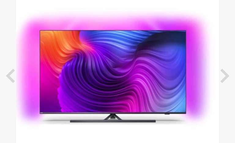 TV LED 58" Philips The One 58PUS8556/12 - 4K Ultra HD, Ambilight 3 côtés, HDR10/HLG, Dolby vision, Android TV