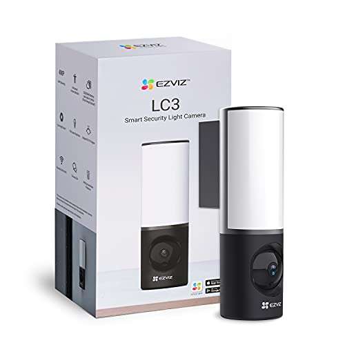 Caméra de surveillange Ezviz LC3 - 4 Mpix, étanche IP65, vision nocturne, détection de mouvements, avec sirène (vendeur tiers)