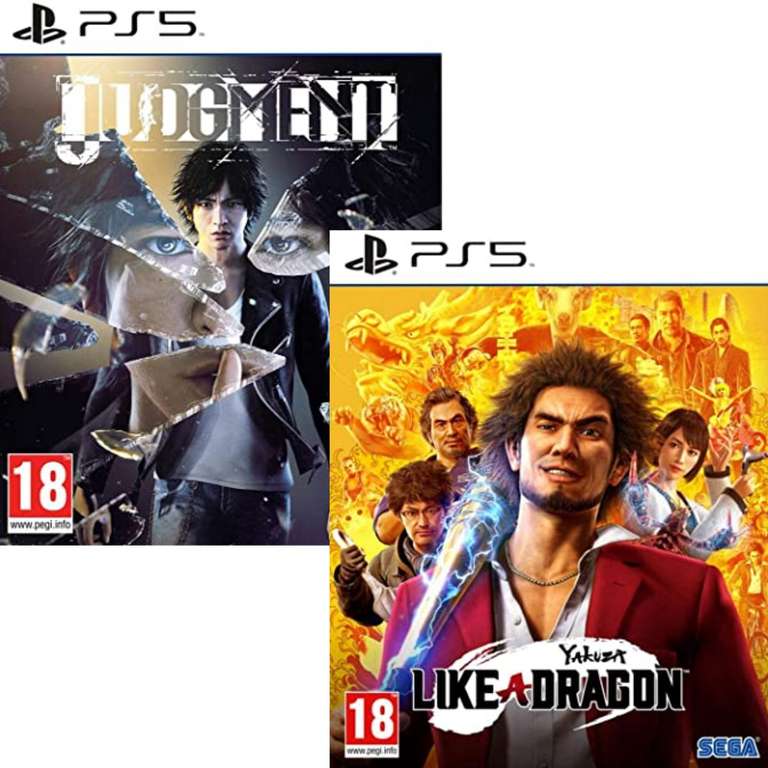 Yakuza Like a Dragon ou Judgment sur PS5 ou Xbox One / Series X