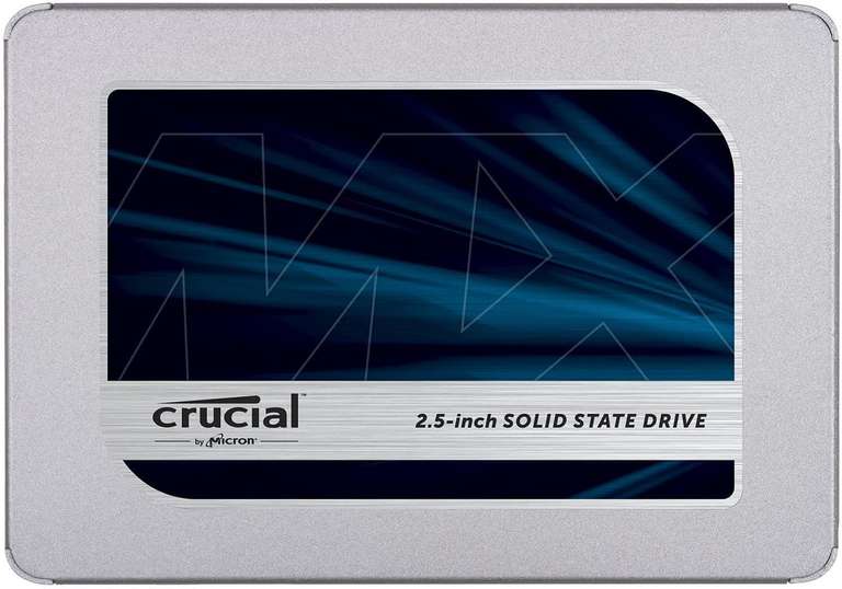 SSD interne 2.5" Crucial MX500 CT250MX500SSD1 - 250 Go, TLC, DRAM