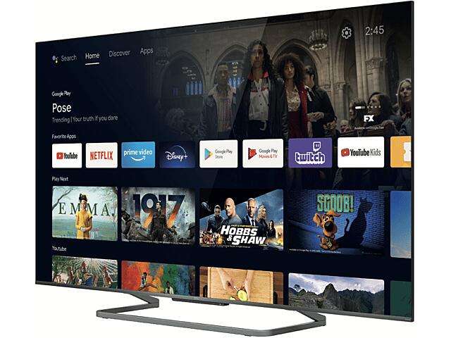 TV QLED 55" TCL 55C727 - 4K UHD, 100Hz Motion Pro, Smart TV (Via ODR 100€)