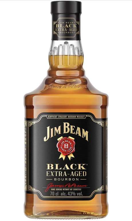 Bouteille de Whisky Américain Jim Beam Black Triple Aged Bourbon Whiskey - 43%, 70cl