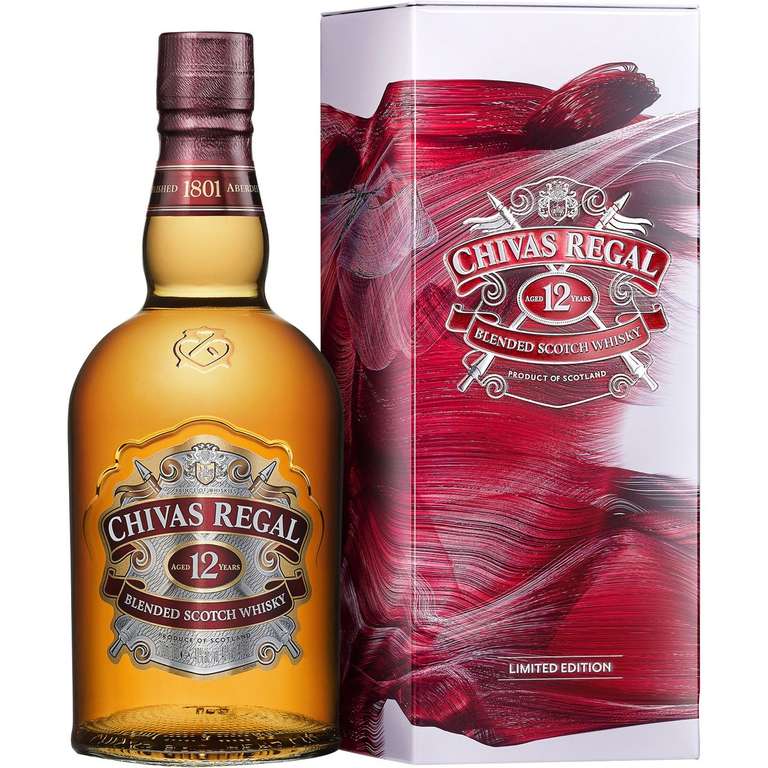 Bouteille de Whisky Chivas Regal 12 ans - 70 cl (via 9.16€ sur Carte Fidélité)
